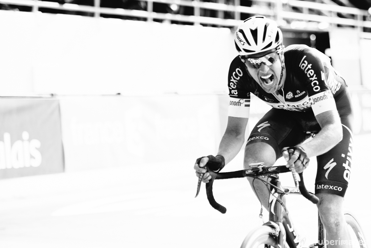 Terpstra on the finishing track