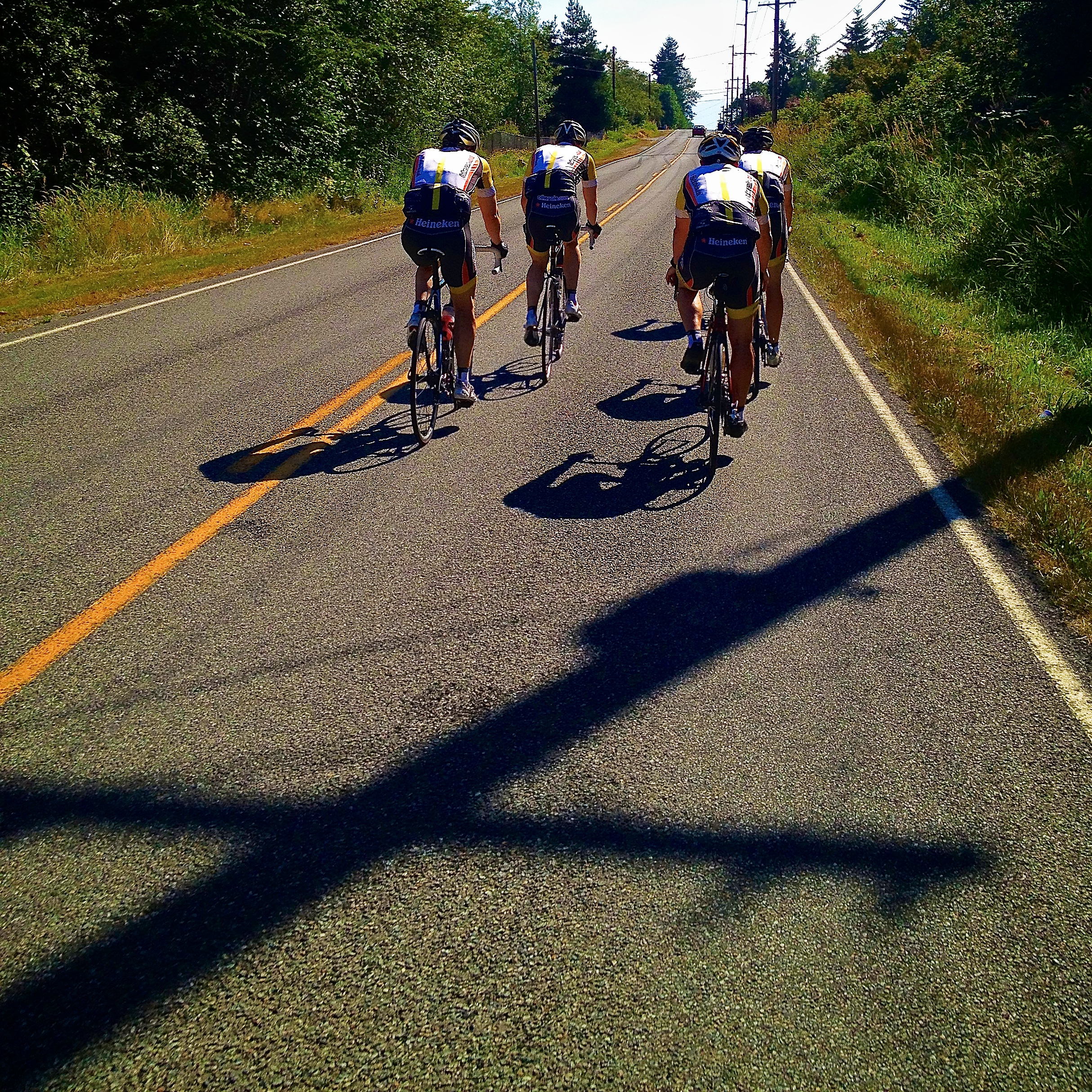 team ride with the bros